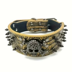 Collier pour chien a clous