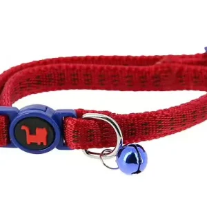 Collier Réfléchissant rouge - Chat