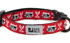 Collier sécuritaire pour chat, modèle chat pirate, RC Pets