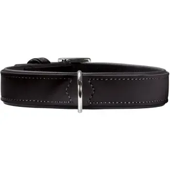 Collier « Softie » en nubuck – Noir (Taille 30) – Hunter J’ai plus de croquettes