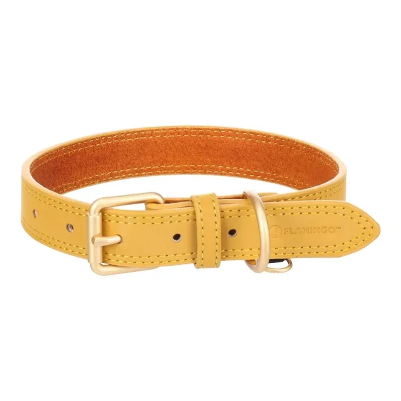 Collier Virginia Jaune (L) – Flamingo J’ai plus de croquettes