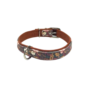 Comme Un Roi – Collier Cuir Bella Terra Caramel pour Chien