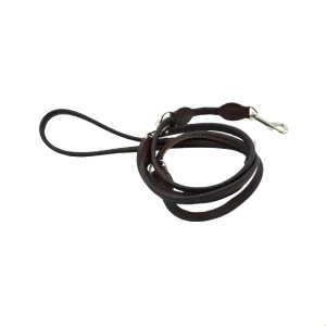 Comme Un Roi – Laisse Cuir Ajustable So Chic Marron pour Chien ou Chat – TU
