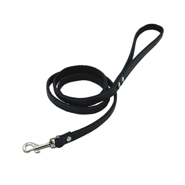 Comme Un Roi – Laisse Cuir So Chic Noir pour Chien – TU