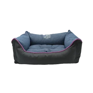 Comme Un Roi – Panier Douillet So Funky Bleu Prusse pour Chien et Chat