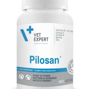 Complément alimentaire « Pilosan » – Vet Expert (Boite : 90 capsules) J’ai plus de croquettes