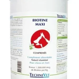 Complément alimentaire Technivet Biotine Maxi fr
