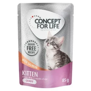 Concept for Life Kitten en sauce saumon sans céréales