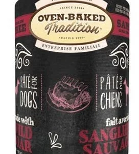 Conserve chiens adultes, pâté de sanglier sans grains, Oven-Baked 12.5 oz