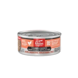 Conserve en morceaux pour chat, poulet et saumon, Orijen