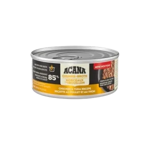 Conserve en morceaux pour chat, poulet et thon, Acana