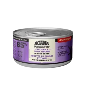 Conserve en pâté pour chaton, poulet et thon, Acana