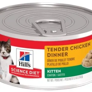 Conserve pour chatons, dîner poulet tendre, Science Diet 156g (5.5oz)