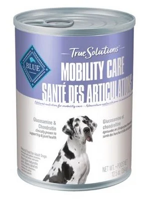 Conserve pour chiens adultes en PÂTÉ santé des articulations, Blue Buffalo True Solutions 12.5 oz (354g)