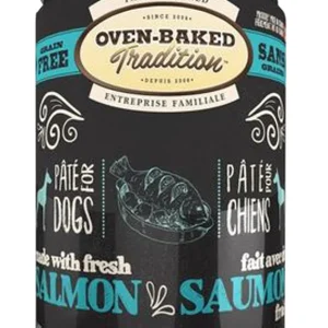 Conserve pour chiens au saumon, sans grains, Oven-baked 12.5 oz