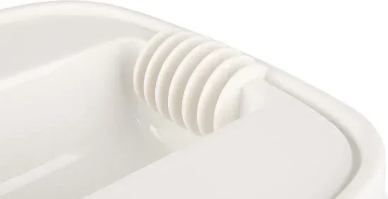 Conteneur à aliments June Rectangle Taupe et Blanc 8,4 Litres Animal