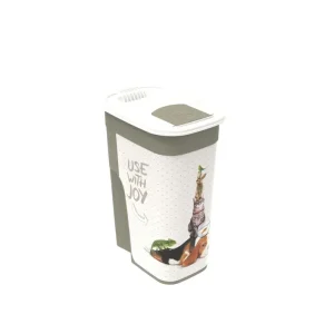 Conteneur à croquettes « Use with joy » (4.1 litres) – Rotho Mypet J’ai plus de croquettes