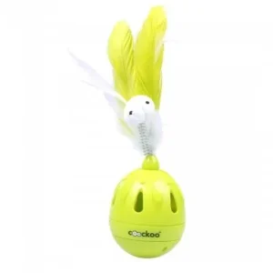 Coockoo Jouet Interactif Tumbler Citron Vert pour Chat Coockoo – France