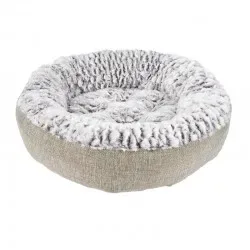 Corbeille donut’s OHANA pour chien et chat taille S Ohana 159116 : Wooden Cat : accessoires personnalisés animaux