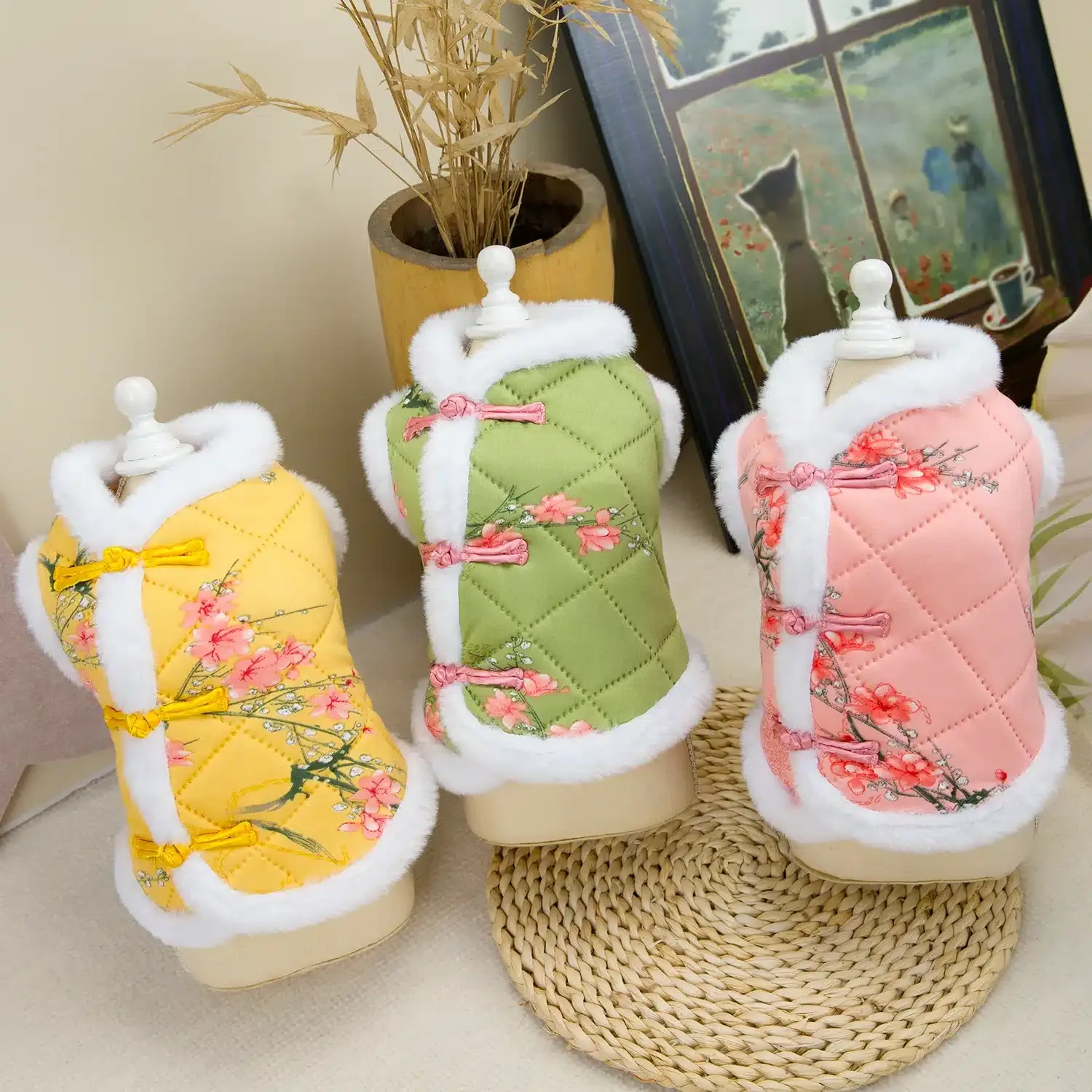 Costume chinois pour petit chien