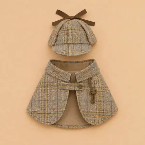 Costume de détective pour petit chien