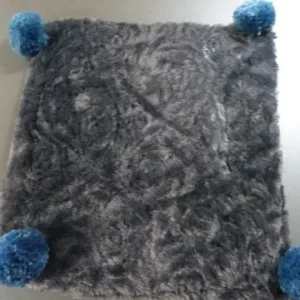 couchage chat – Coussin pour chat gris et bleu KIRIOL fr