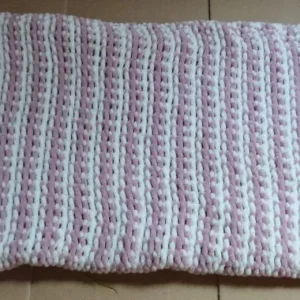 couchage chat – couverture pour chat rose et blanc Perlette fr