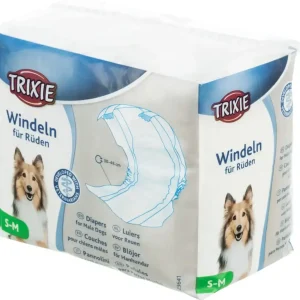 Couches pour chien mâle x12 (S-M) – Trixie J’ai plus de croquettes