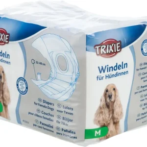 Couches pour chiens femelles x12 (M) – Trixie J’ai plus de croquettes