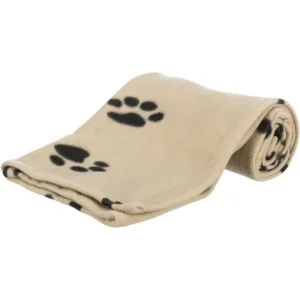 Couverture Barney beige chien