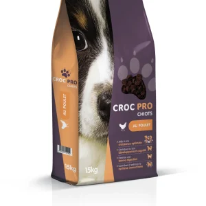 Croc Pro - Croquettes au Poulet pour Chiots - 15Kg