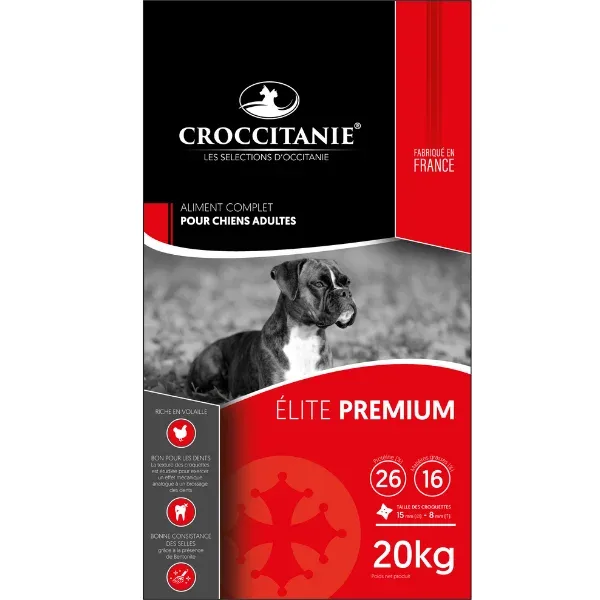 Croccitanie Elite Premium Poulet – 20 kg