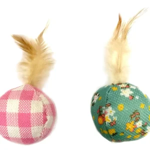 Croci - Balle Plume avec Catnip pour Chats - 7cm