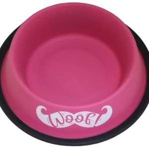 Croci - Bol Acier Pivoine Fuchsia pour Chiens