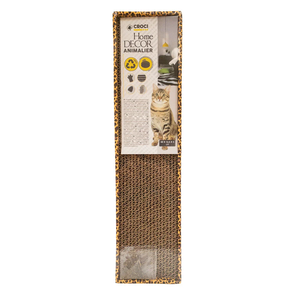 Croci - Griffoir Homedecor Leopard en Carton pour Chats - Image 2