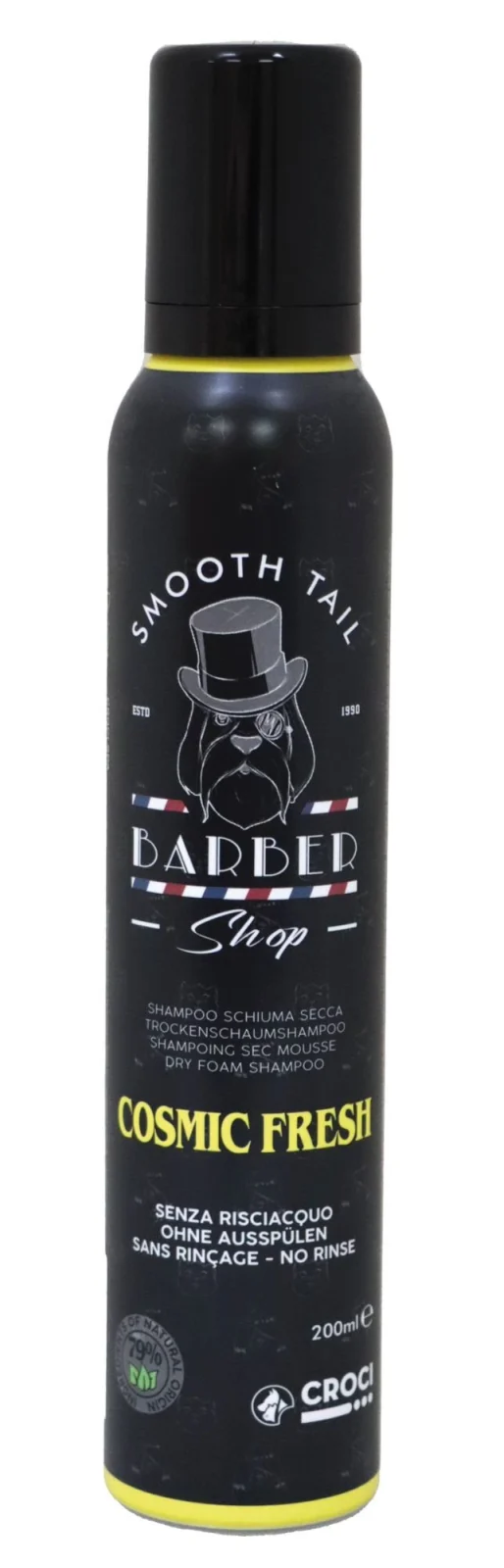 Croci - Shampoing Sec BARBERSHOP Cosmic Fresh pour Chien - 200ml