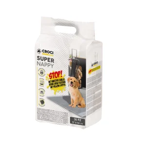 Croci - Tapis Hygiénique Super Nappy Charbon Actif pour Chiot