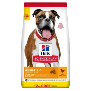 Croquettes Hills Science Plan sans céréales light pour chiens adultes