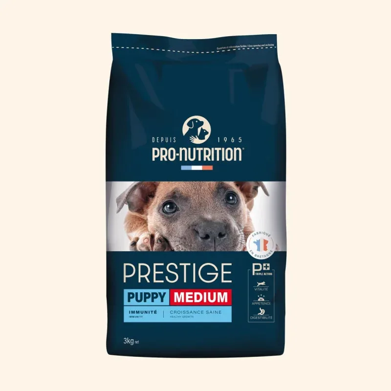 Croquettes Prestige Puppy – Chiots en Croissance et Chiennes Gestantes Pro-Nutrition