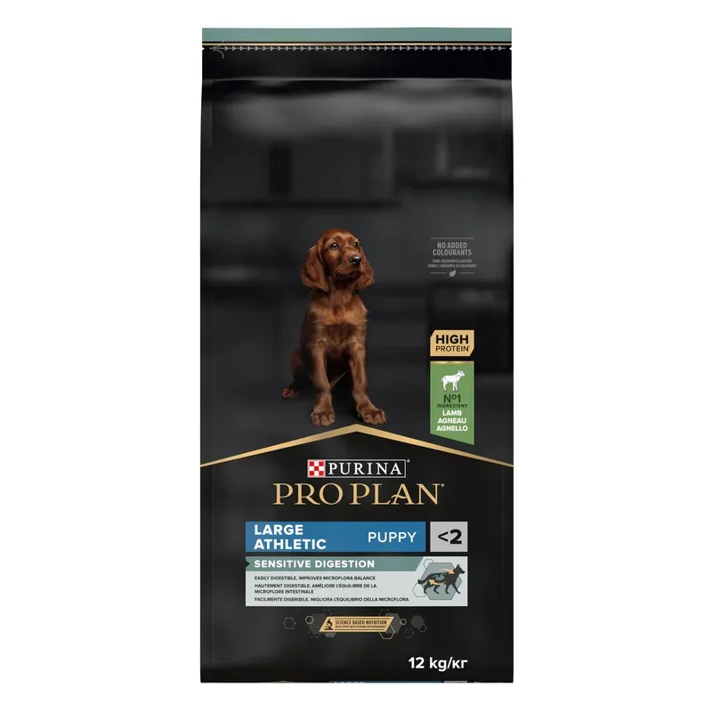 Croquettes Pro Plan Puppy Large Athletic Sensitive Digestion : 12kg – Croquettes – Notre passion, vos animaux !