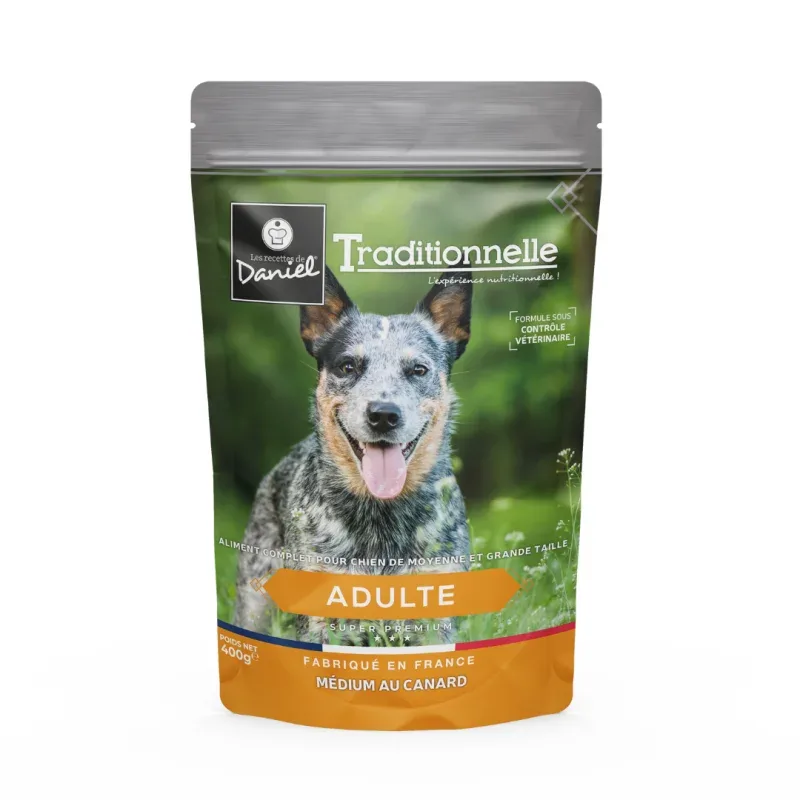 Croquettes Traditionnelle adulte canard – 400g