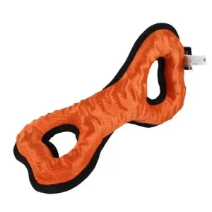 D&D Anneau de dentition torsadé orange pour chien Tug-O-War – France