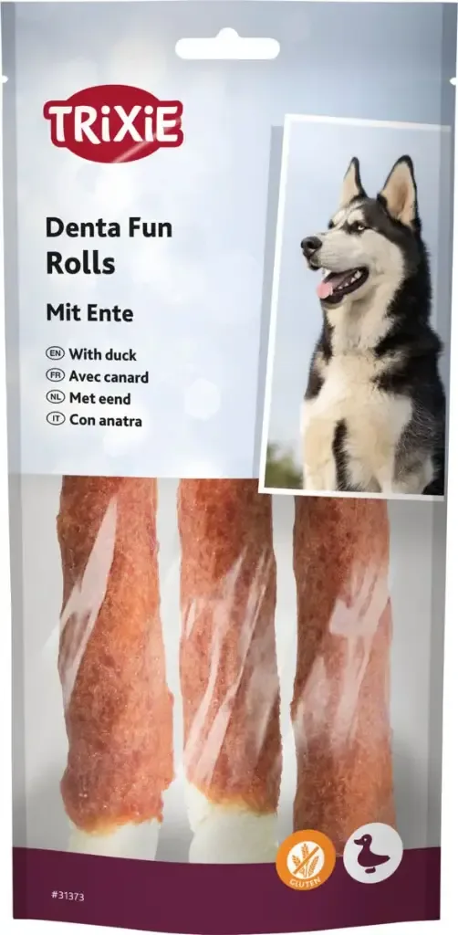 Denta Fun Rolls au canard (140 g) – Trixie J’ai plus de croquettes