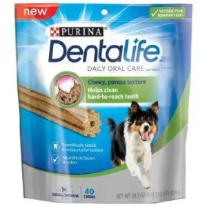 Dentalife medium 15 bâtonnets (345 g) – Purina Dentalife J’ai plus de croquettes