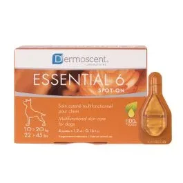 Dermoscent Essential 6® Spot-On Chien 4 Pipettes – Peau-Allergie-Démangeaison Chien – Soin Dermoscent
