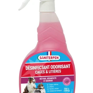 Désinfectant Saniterpen 3 en 1 cage et litière