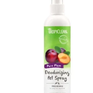 Désodorisant au prune pour les chiens et chats, Tropiclean 8oz