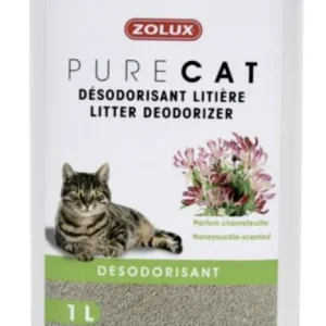Désodorisant de litière Chevrefeuille (1 litre) – Zolux J’ai plus de croquettes