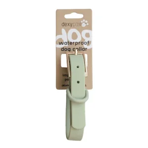 DEXYPAWS Collier Imperméable Vert Sauge L