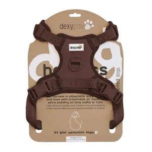 DEXYPAWS Harnais Imperméable Espresso S